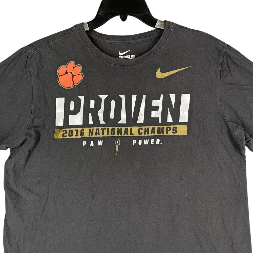 Clemson University Shirt Mens XL‎ NIKE National Champs 2016 College Football